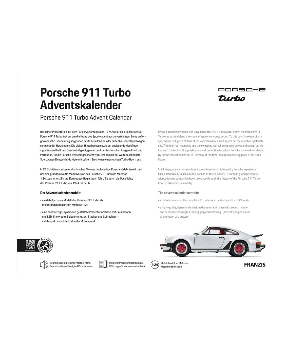 Porsche 911 Turbo Advent Calendar