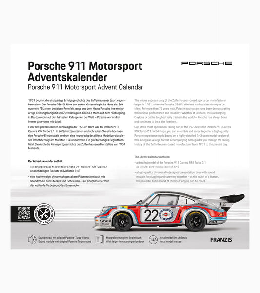 Porsche 911 Motorsport Advent Calendar
